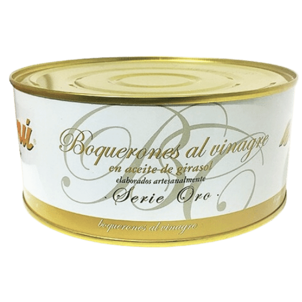 BOQUERONES AL VINAGRE EN ACEITE DE GIRASOL