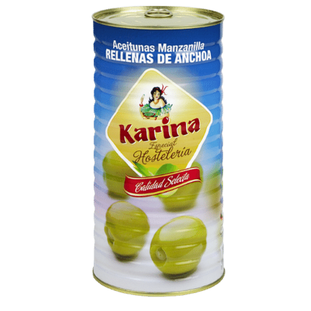 ACEITUNA VERDE RELLENA CON ANCHOA