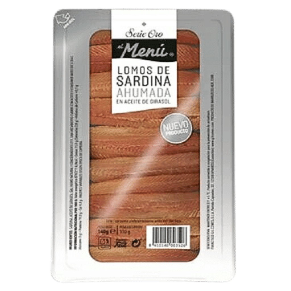 FILETES DE SARDINA AHUMADA EN ACEITE DE GIRASOL