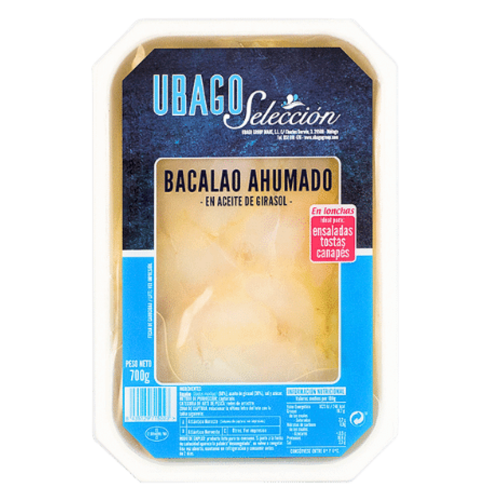 BACALAO HUMADO EN ACEITE DE GIRASOL
